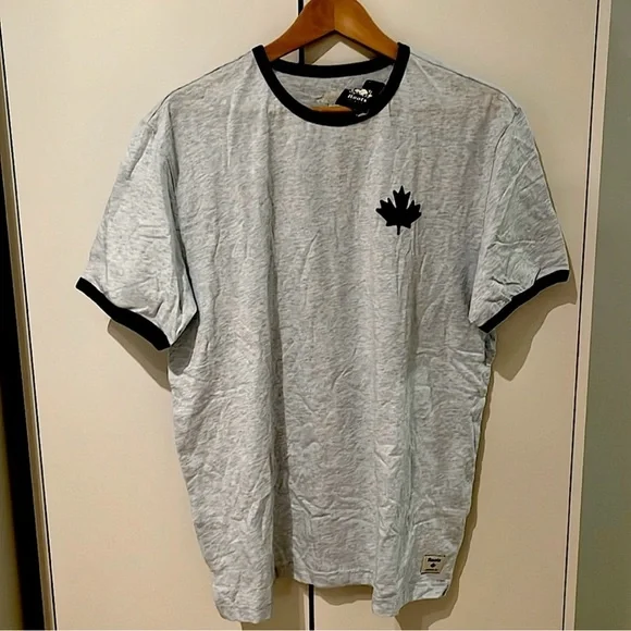 Men's Roots Blue Heather Short Sleeve Top - Picture 2 of 8